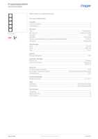 Datasheet for Hager WAD6500BM, EAN: 3250610066775