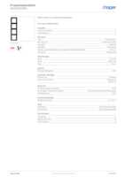 Datasheet for Hager WAD7400BG, EAN: 3250610056479