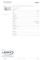 Datasheet for Hager BR651703B9016, EAN: 4012740031196
