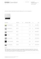Datasheet for Gira 068227, EAN: 4010337682271