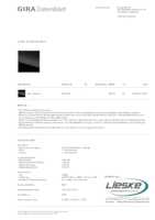 Datasheet for Gira 5562000, EAN: 4010337112815