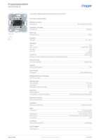 Datasheet for Hager WDE303212, EAN: 3250610093368