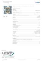 Datasheet for Hager WDE382120, EAN: 3250610094839