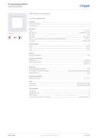 Datenblatt zu Hager WAD9100WM, EAN: 3250610056110