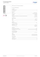 Datasheet for Hager WAD7500BG, EAN: 3250610066836