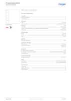 Datasheet for Hager WAD7500WM, EAN: 3250610066829
