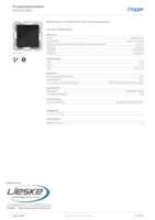 Datasheet for Hager WAF1001BG, EAN: 3250610072677