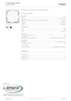 Datasheet for Hager WAF1001WG, EAN: 3250610072653
