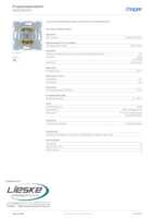 Datasheet for Hager WDE383110, EAN: 3250610094860