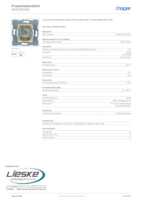 Datasheet for Hager WDE383120, EAN: 3250610094877
