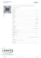 Datasheet for Hager WDE510110, EAN: 3250610095515
