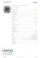 Datasheet for Hager WDF410863, EAN: 3250610092781