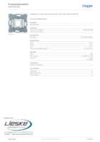 Datasheet for Hager WDF4612W, EAN: 3250610095133