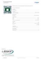 Datasheet for Hager WDF4614G, EAN: 3250610095157