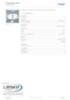 Datasheet for Hager WDF4712W, EAN: 3250610095188