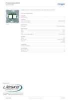 Datasheet for Hager WDF4714G, EAN: 3250610095171