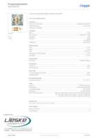 Datasheet for Hager WDF48001, EAN: 3250610095072