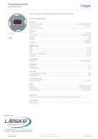 Datasheet for Hager WDF4800AT2, EAN: 3250610095287