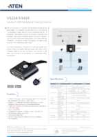 Datasheet for Aten US424-AT, EAN: 4710423778771