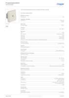 Datasheet for Hager WNA003B, EAN: 3250617175036