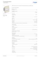Datasheet for Hager WNA006B, EAN: 3250617175067