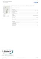 Datasheet for Hager WNA009B, EAN: 3250617175098