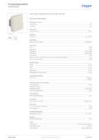 Datasheet for Hager WNA022B, EAN: 3250617175227