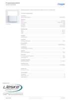 Datasheet for Hager WAN7030WM, EAN: 3250610063712