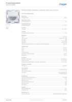 Datenblatt zu Hager WAS1110WM, EAN: 3250610062821