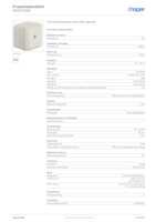 Datasheet for Hager WNC003B, EAN: 3250610101308