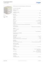Datasheet for Hager WNC006B, EAN: 3250610101339