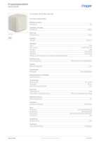 Datenblatt zu Hager WNC010B, EAN: 3250610101438