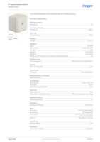Datasheet for Hager WNC016B, EAN: 3250610101797