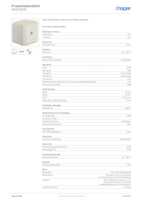 Datasheet for Hager WNC021B, EAN: 3250617177917