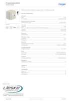 Datasheet for Hager WNC035B, EAN: 3250610000564