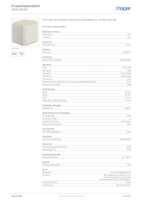 Datasheet for Hager WNC044B, EAN: 3250610101872