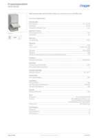Datasheet for Hager WNC082B, EAN: 3250610101964