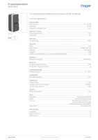 Datasheet for Hager WNC083, EAN: 3250610101971