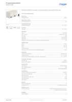 Datasheet for Hager WNC147B, EAN: 3250610102312