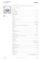Datasheet for Hager WAS1112WM, EAN: 3250610070024