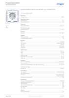 Datenblatt zu Hager WAS4055WG, EAN: 3250610065365