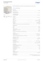 Datasheet for Hager WNC166B, EAN: 3250617177948