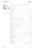 Datasheet for Hager WNC167B, EAN: 3250610102367