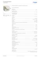 Datasheet for Hager WNC180B, EAN: 3250610102404