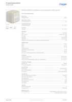 Datasheet for Hager WNC181B, EAN: 3250610102428