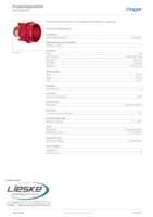 Datasheet for Hager WDA1527R, EAN: 3250610092385