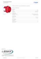 Datasheet for Hager WDA4527R, EAN: 3250610092408