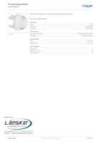 Datasheet for Hager WDA4527T, EAN: 3250610092392