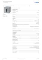 Datasheet for Hager WDE4466, EAN: 3250610092699