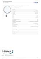Datasheet for Hager WLF1001WG, EAN: 3250610090992